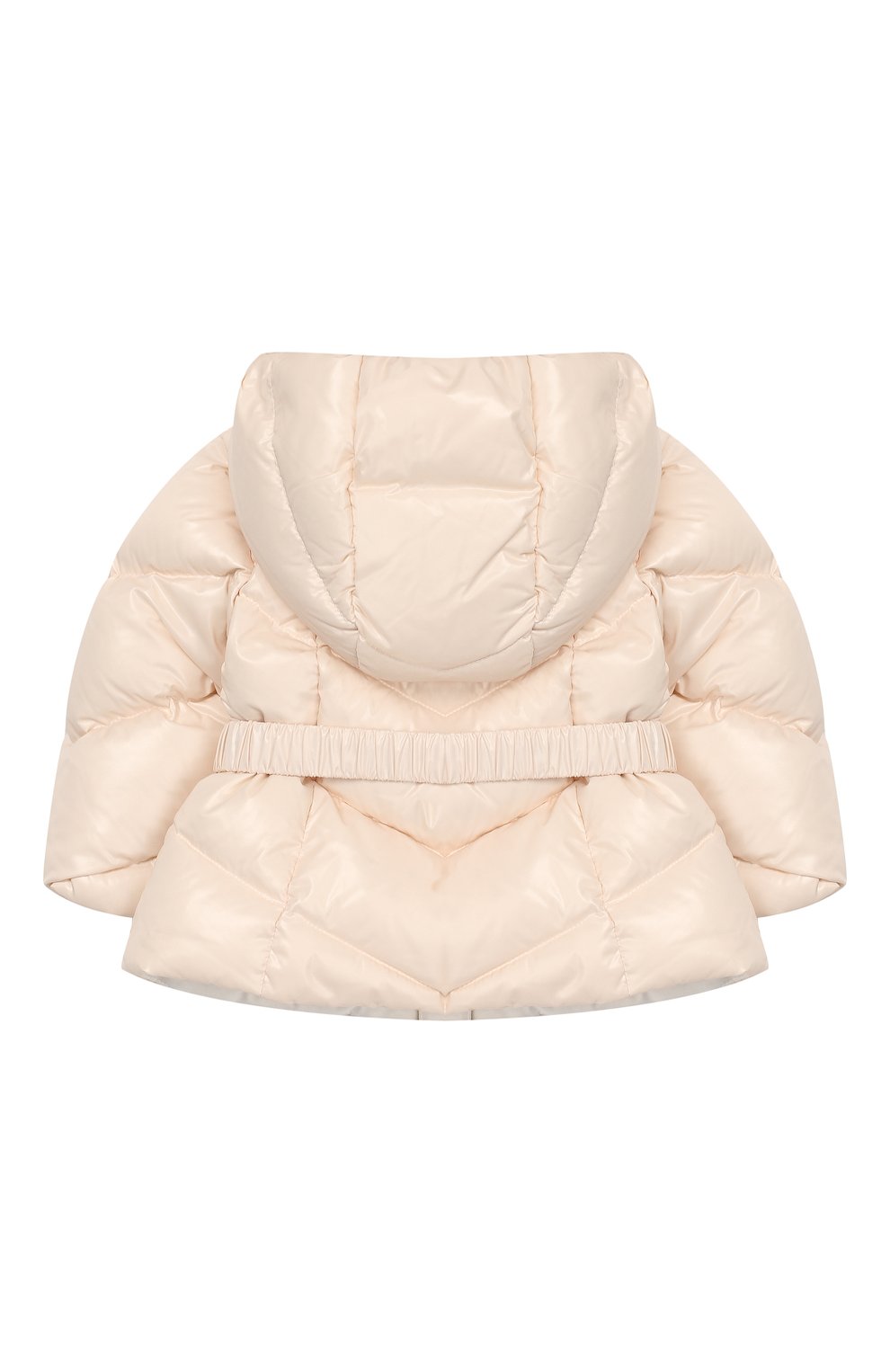 Детский комплект из куртки и комбинезона MONCLER светло-розового цвета по цене 36500 руб., арт. E2-951-75327-05-68950/3M-18M | Фото 3 Детский комплект из куртки и комбинезона MONCLER светло-розового цвета, арт. E2-951-75327-05-68950/3M-18M | Фото 3