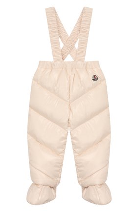 Детский комплект из куртки и комбинезона MONCLER светло-розового цвета по цене 36500 руб., арт. E2-951-75327-05-68950/3M-18M | Фото 4 Детский комплект из куртки и комбинезона MONCLER светло-розового цвета, арт. E2-951-75327-05-68950/3M-18M | Фото 4