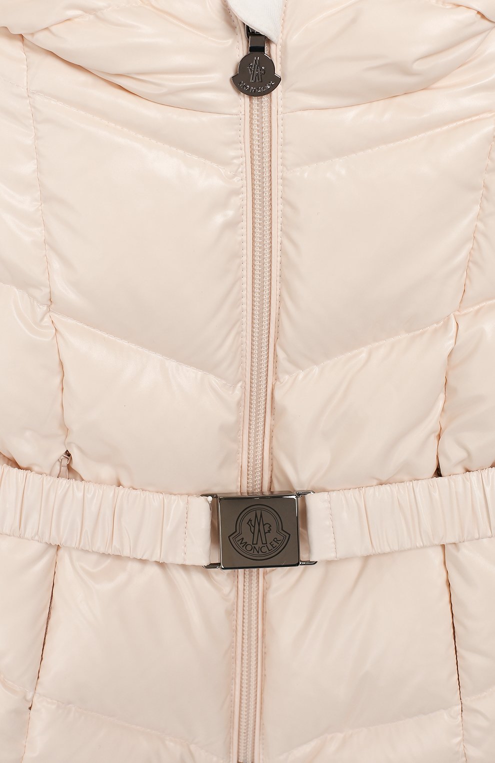 Детский комплект из куртки и комбинезона MONCLER светло-розового цвета по цене 36500 руб., арт. E2-951-75327-05-68950/3M-18M | Фото 6 Детский комплект из куртки и комбинезона MONCLER светло-розового цвета, арт. E2-951-75327-05-68950/3M-18M | Фото 6