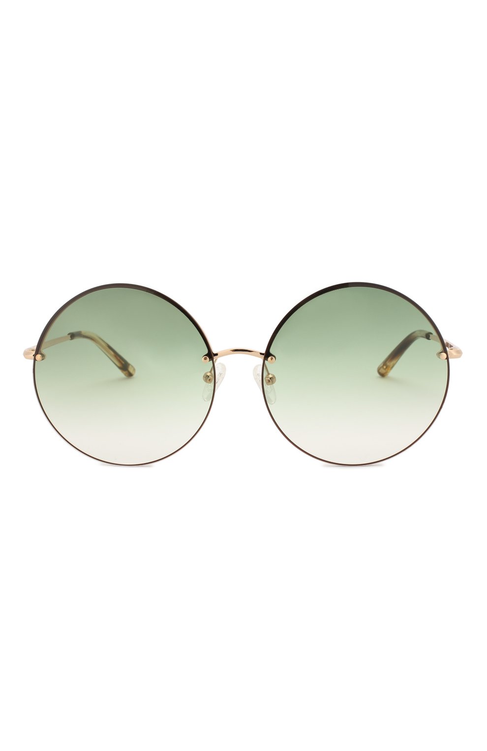 Женские солнцезащитные очки MATTHEW WILLIAMSON зеленого цвета, арт. MW242C2 SUN | Фото 3 (Тип очков: С/з)