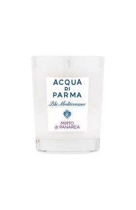 Свеча парфюмированная mirto di panarea ACQUA DI PARMA бесцветного цвета по цене 6700 руб., арт. 62008ADP | Фото 1 Свеча парфюмированная mirto di panarea ACQUA DI PARMA бесцветного цвета, арт. 62008ADP | Фото 1 (Статус проверки: Проверена категория; Ограничения доставки: flammable)