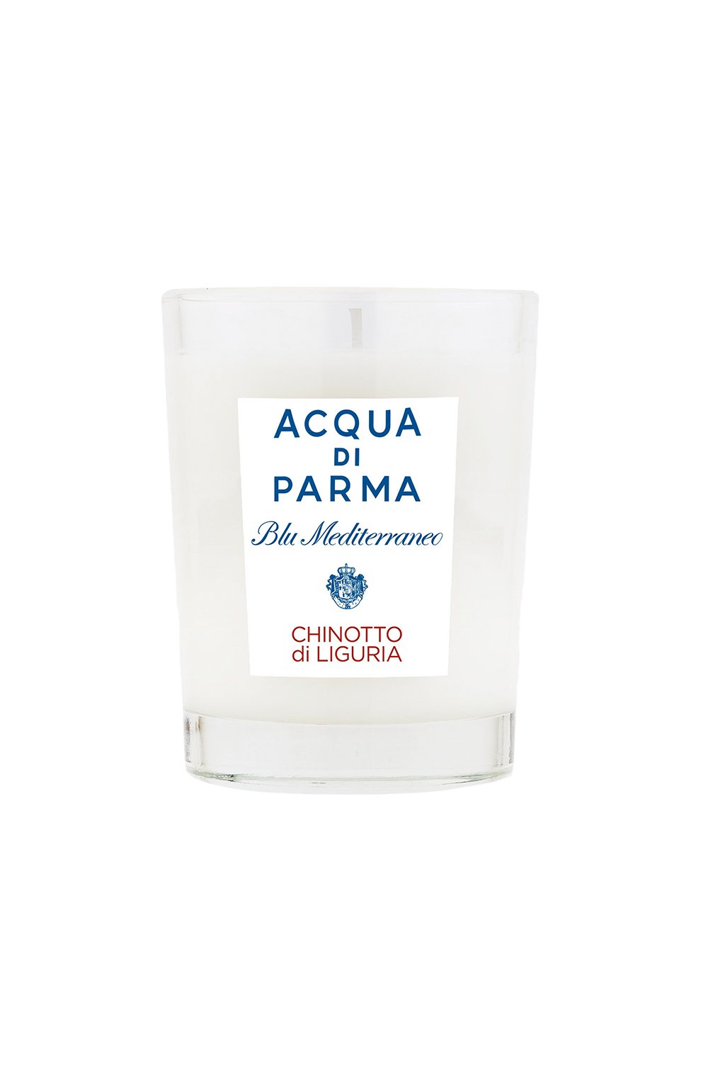 Мужская свеча парфюмированная chinotto di liguria ACQUA DI PARMA бесцветного цвета, арт. 62009 | Фото 1