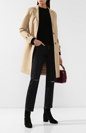 Женские замшевые ботильоны gomma TOD’S черного цвета по цене 39400 руб., арт. XXW83B0B070BYE | Фото 2 Женские замшевые ботильоны gomma TOD’S черного цвета, арт. XXW83B0B070BYE | Фото 2