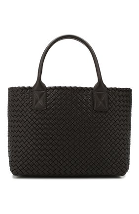 Женская сумка cabat small BOTTEGA VENETA коричневого цвета по цене 379500 руб., арт. 141498/VAPN1 | Фото 1 Женская сумка cabat small BOTTEGA VENETA коричневого цвета, арт. 141498/VAPN1 | Фото 1