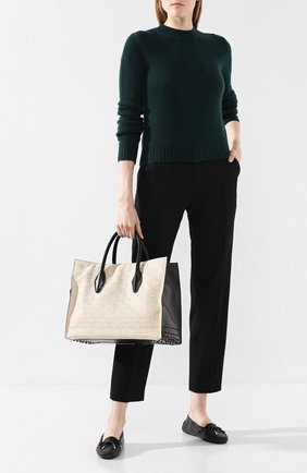 Женская сумка TOD'S X ALBER ELBAZ черно-белого цвета по цене 121500 руб., арт. XBWELBAS300MY6 | Фото 2 Женская сумка TOD'S X ALBER ELBAZ черно-белого цвета, арт. XBWELBAS300MY6 | Фото 2