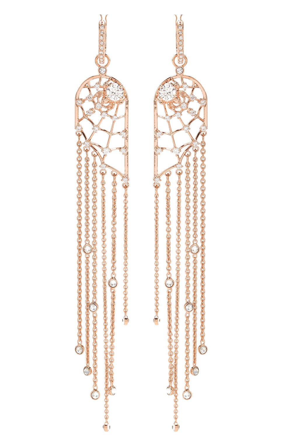 Женские серьги precisely SWAROVSKI золотого цвета, арт. 5499889 | Фото 1