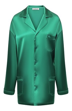 Женская рубашка BALENCIAGA зеленого цвета по цене 89950 руб., арт. 583533/TA021 | Фото 1 Женская рубашка BALENCIAGA зеленого цвета, арт. 583533/TA021 | Фото 1