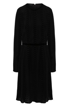 Женское платье EMPORIO ARMANI черного цвета по цене 69950 руб., арт. 4NA46T/42400 | Фото 1 Женское платье EMPORIO ARMANI черного цвета, арт. 4NA46T/42400 | Фото 1