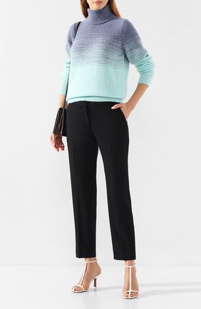 Женская свитер DRIES VAN NOTEN бирюзового цвета по цене 38000 руб., арт. 192-11245-8727 | Фото 2 Женская свитер DRIES VAN NOTEN бирюзового цвета, арт. 192-11245-8727 | Фото 2