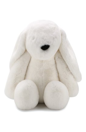 Детского меховая игрушка кролик YVES SALOMON ENFANT белого цвета, арт. 20WEA317XXREXX | Фото 1 (Статус проверки: Проверена категория; Материал: Натуральный мех)