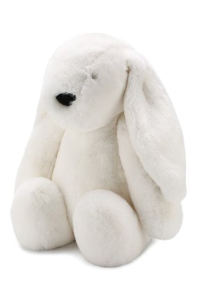 Детского меховая игрушка кролик YVES SALOMON ENFANT белого цвета, арт. 20WEA317XXREXX | Фото 2 (Статус проверки: Проверена категория; Материал: Натуральный мех)