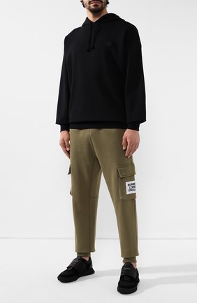Мужской хлопковое худи ACNE STUDIOS черного цвета по цене 27100 руб., арт. CI0009/M | Фото 2 Мужской хлопковое худи ACNE STUDIOS черного цвета, арт. CI0009/M | Фото 2