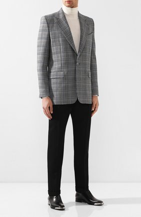 Мужские кожаные оксфорды GIVENCHY черного цвета по цене 74750 руб., арт. BH101RH0JK | Фото 2 Мужские кожаные оксфорды GIVENCHY черного цвета, арт. BH101RH0JK | Фото 2
