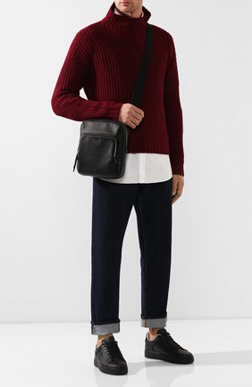 Мужская текстильная сумка visso BALLY черного цвета по цене 36450 руб., арт. VISS0/00 | Фото 2 Мужская текстильная сумка visso BALLY черного цвета, арт. VISS0/00 | Фото 2