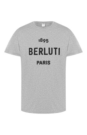 Мужская хлопковая футболка BERLUTI серого цвета по цене 54700 руб., арт. R15JRS29-006 | Фото 1 Мужская хлопковая футболка BERLUTI серого цвета, арт. R15JRS29-006 | Фото 1 (Рукава: Короткие; Мужское Кросс-КТ: Футболка-одежда; Статус проверки: Проверено, Проверена категория; Длина (для топов): Стандартные; Материал внешний: Хлопок; Стили: Кэжуэл; Принт: С принтом)