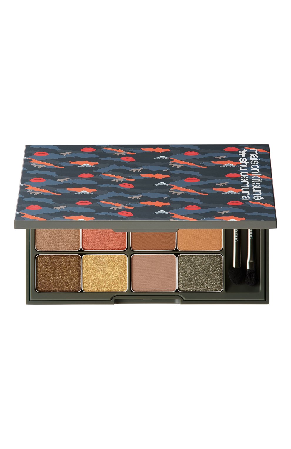 Женские палетка теней camo eyeshadow palette SHU UEMURA бесцветного цвета, арт. 4935421698986 | Фото 1