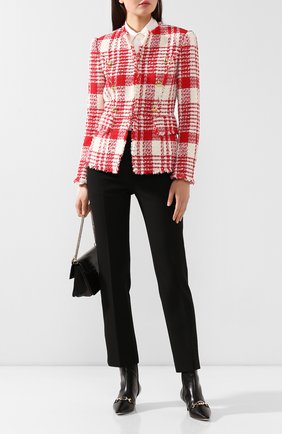 Женские кожаные ботильоны gucci zumi GUCCI черного цвета по цене 89950 руб., арт. 577157/BK000 | Фото 2 Женские кожаные ботильоны gucci zumi GUCCI черного цвета, арт. 577157/BK000 | Фото 2
