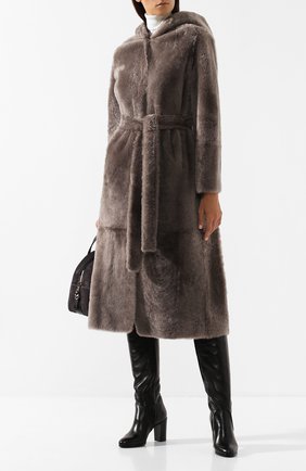 Женские кожаные сапоги SANTONI черного цвета по цене 74500 руб., арт. WS0G57595HI1AGRPN01 | Фото 2 Женские кожаные сапоги SANTONI черного цвета, арт. WS0G57595HI1AGRPN01 | Фото 2