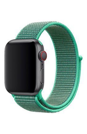 Ремешок для apple watch 44mm sport band APPLE  зеленого цвета, арт. MV8H2ZM/A | Фото 1 (Статус проверки: Проверена категория)
