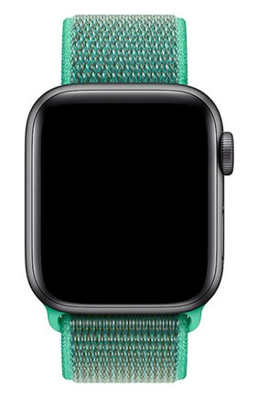 Ремешок для apple watch 44mm sport band APPLE  зеленого цвета, арт. MV8H2ZM/A | Фото 2 (Статус проверки: Проверена категория)