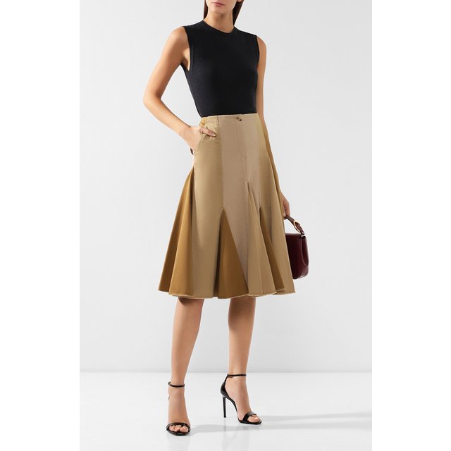 фото Хлопковая юбка lanvin