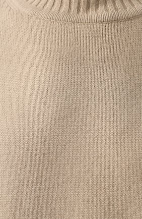 Женский кашемировый свитер EXTREME CASHMERE темно-бежевого цвета по цене 64350 руб., арт. 100/HIPPY | Фото 5 Женский кашемировый свитер EXTREME CASHMERE темно-бежевого цвета, арт. 100/HIPPY | Фото 5