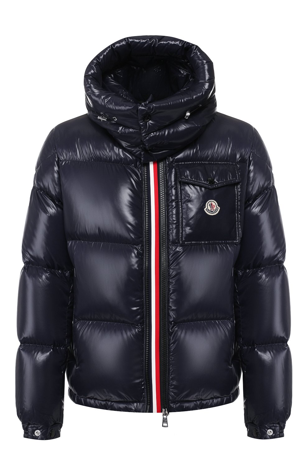 Мужская темно-синяя пуховая куртка montbeliard MONCLER — купить за 0 ...