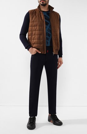Мужские кожаные кеды tiziano ZEGNA COUTURE черного цвета по цене 73500 руб., арт. A2975X-LHSWI | Фото 2 Мужские кожаные кеды tiziano ZEGNA COUTURE черного цвета, арт. A2975X-LHSWI | Фото 2