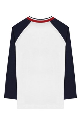 Детская хлопковый лонгслив POLO RALPH LAUREN белого цвета по цене 3535 руб., арт. 321750954 | Фото 2 Детская хлопковый лонгслив POLO RALPH LAUREN белого цвета, арт. 321750954 | Фото 2