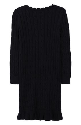 Детское хлопковое платье POLO RALPH LAUREN темно-синего цвета по цене 10600 руб., арт. 313758407 | Фото 2 Детское хлопковое платье POLO RALPH LAUREN темно-синего цвета, арт. 313758407 | Фото 2