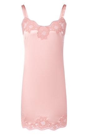 Женская сорочка из смеси шелка и хлопка DOLCE & GABBANA розового цвета по цене 52350 руб., арт. 06A00T/FUAD8 | Фото 1 Женская сорочка из смеси шелка и хлопка DOLCE & GABBANA розового цвета, арт. 06A00T/FUAD8 | Фото 1
