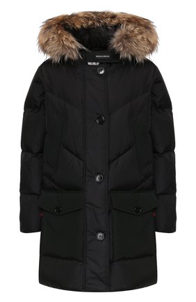 Женский пуховик woolrich logo WOOLRICH черного цвета по цене 73200 руб., арт. WWCPS2789/UT1708 | Фото 1 Женский пуховик woolrich logo WOOLRICH черного цвета, арт. WWCPS2789/UT1708 | Фото 1