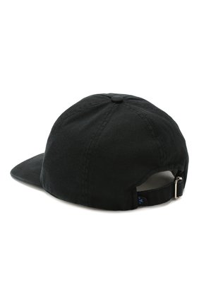 Мужской хлопковая бейсболка OFF-WHITE черного цвета по цене 15100 руб., арт. 0MLB008F194000091030 | Фото 2 Мужской хлопковая бейсболка OFF-WHITE черного цвета, арт. 0MLB008F194000091030 | Фото 2