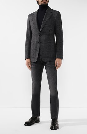 Мужской шерстяной пиджак TOM FORD темно-серого цвета по цене 299500 руб., арт. 650R15/10SP40 | Фото 2 Мужской шерстяной пиджак TOM FORD темно-серого цвета, арт. 650R15/10SP40 | Фото 2