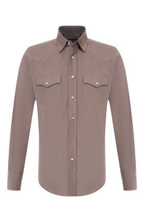 Мужская хлопковая рубашка TOM FORD бежевого цвета по цене 43900 руб., арт. 6FT873/94MEKI | Фото 1 Мужская хлопковая рубашка TOM FORD бежевого цвета, арт. 6FT873/94MEKI | Фото 1