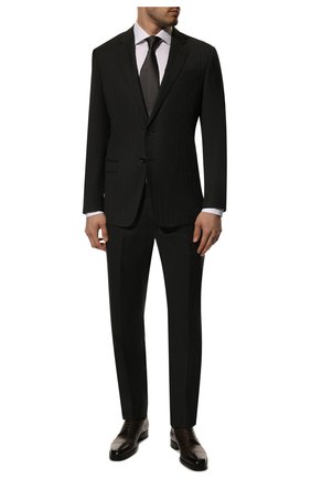Мужской шерстяной костюм GIORGIO ARMANI темно-серого цвета по цене 241000 руб., арт. 8WGAV001/T011T | Фото 1