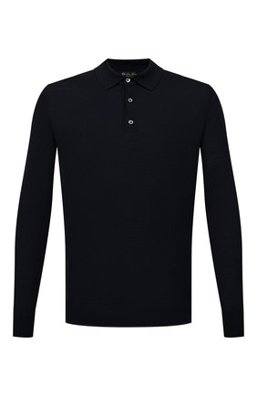 Мужское шерстяное поло LORO PIANA темно-синего цвета по цене 95800 руб., арт. FAI2551 | Фото 1 Мужское шерстяное поло LORO PIANA темно-синего цвета, арт. FAI2551 | Фото 1 (Рукава: Длинные; Материал внешний: Шерсть; Длина (для топов): Стандартные; Кросс-КТ: Трикотаж; Застежка: Пуговицы; Статус проверки: Проверена категория; Региональные ограничения белый список (Axapta Mercury): RU)