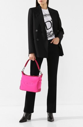 Женская сумка TOD'S X ALBER ELBAZ розового цвета по цене 71600 руб., арт. XBWELBSN100NJ6 | Фото 2 Женская сумка TOD'S X ALBER ELBAZ розового цвета, арт. XBWELBSN100NJ6 | Фото 2