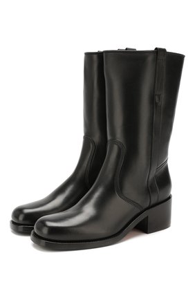 Женские кожаные сапоги SANTONI черного цвета по цене 74000 руб., арт. WSGH58234BJ4ALGAN01 | Фото 1 Женские кожаные сапоги SANTONI черного цвета, арт. WSGH58234BJ4ALGAN01 | Фото 1