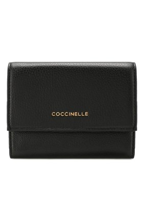 Женские кожаное портмоне COCCINELLE черного цвета по цене 9680 руб., арт. E2 EW5 11 10 01 | Фото 1 Женские кожаное портмоне COCCINELLE черного цвета, арт. E2 EW5 11 10 01 | Фото 1