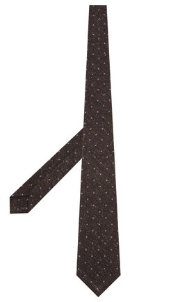 Мужской шелковый галстук KITON коричневого цвета по цене 19950 руб., арт. UCRVKLC09F02 | Фото 2 Мужской шелковый галстук KITON коричневого цвета, арт. UCRVKLC09F02 | Фото 2