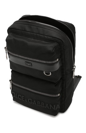 Мужской текстильный рюкзак sicilia dna DOLCE & GABBANA черного цвета по цене 52500 руб., арт. BM1703/AZ675 | Фото 4 Мужской текстильный рюкзак sicilia dna DOLCE & GABBANA черного цвета, арт. BM1703/AZ675 | Фото 4