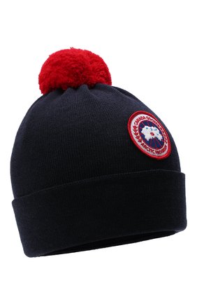 Детского шерстяная шапка CANADA GOOSE темно-синего цвета по цене 8370 руб., арт. 6948K | Фото 1 Детского шерстяная шапка CANADA GOOSE темно-синего цвета, арт. 6948K | Фото 1 (Материал: Шерсть, Текстиль; Статус проверки: Проверено, Проверена категория)