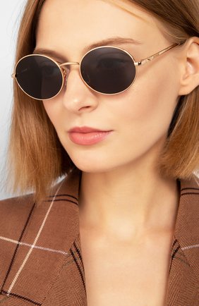 Женские солнцезащитные очки MOSCHINO черного цвета по цене 10900 руб., арт. M0L013 KB7 | Фото 2 Женские солнцезащитные очки MOSCHINO черного цвета, арт. M0L013 KB7 | Фото 2