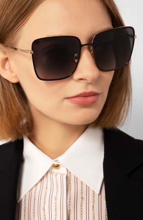 Женские солнцезащитные очки TOM FORD черного цвета по цене 29950 руб., арт. TF739 01D | Фото 2 Женские солнцезащитные очки TOM FORD черного цвета, арт. TF739 01D | Фото 2