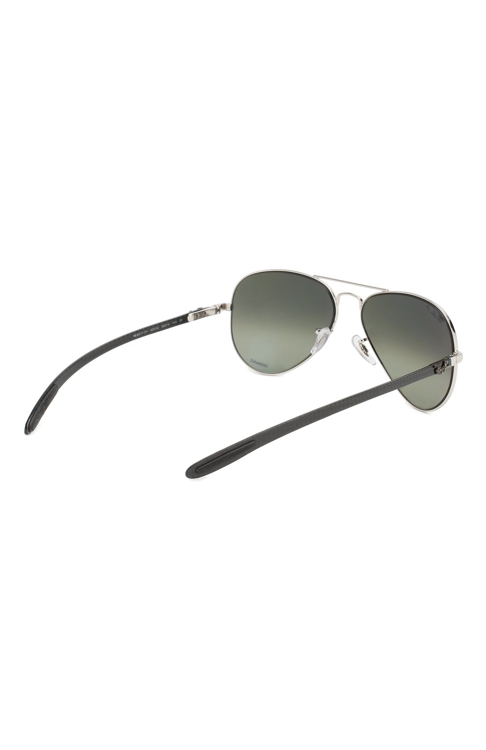 Мужские солнцезащитные очки RAY-BAN серого цвета по цене 25100 руб., арт. 8317CH-003/5J | Фото 3 Мужские солнцезащитные очки RAY-BAN серого цвета, арт. 8317CH-003/5J | Фото 3 (Тип очков: С/з; Статус проверки: Требуются правки, Проверена категория; Очки форма: Авиаторы; Оптика Гендер: оптика-мужское)