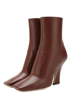 Женские кожаные ботильоны FENDI коричневого цвета по цене 72000 руб., арт. 8T6940 NBA | Фото 1 Женские кожаные ботильоны FENDI коричневого цвета, арт. 8T6940 NBA | Фото 1