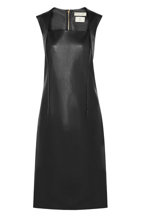 Женское кожаное платье BOTTEGA VENETA черного цвета по цене 283500 руб., арт. 585767/VKHD0 | Фото 1 Женское кожаное платье BOTTEGA VENETA черного цвета, арт. 585767/VKHD0 | Фото 1