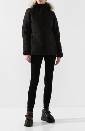 Женская парка chelsea CANADA GOOSE черного цвета по цене 99500 руб., арт. 3804L | Фото 2 Женская парка chelsea CANADA GOOSE черного цвета, арт. 3804L | Фото 2