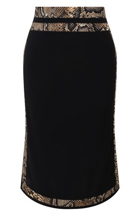 Женская юбка из вискозы VICTORIA BECKHAM темно-синего цвета по цене 87100 руб., арт. SK MID 31006B | Фото 1 Женская юбка из вискозы VICTORIA BECKHAM темно-синего цвета, арт. SK MID 31006B | Фото 1